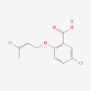 Benzoic acid, 5-chloro-2-[(3-chloro-2-butenyl)oxy]-