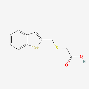 {[(1-Benzoselenophen-2-yl)methyl]sulfanyl}acetic acid