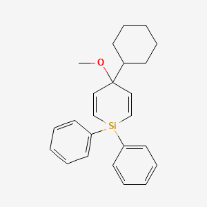 4-Cyclohexyl-4-methoxy-1,1-diphenyl-1,4-dihydrosiline