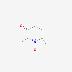 2,6,6-Trimethyl-1-oxo-5,6-dihydro-1lambda~5~-pyridin-3(4H)-one