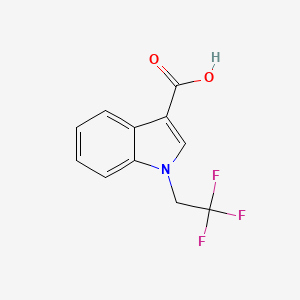 B1454641 1-(2,2,2-trifluoroethyl)-1H-indole-3-carboxylic acid CAS No. 1411719-35-1
