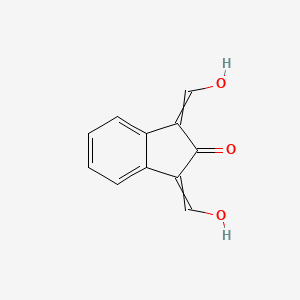 1,3-Bis(hydroxymethylidene)-1,3-dihydro-2H-inden-2-one