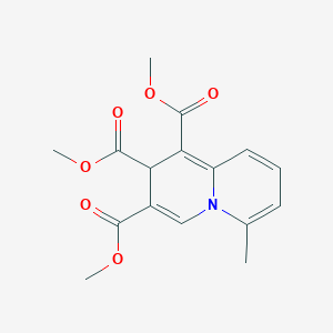 2H-Quinolizine-1,2,3-tricarboxylic acid, 6-methyl-, trimethyl ester