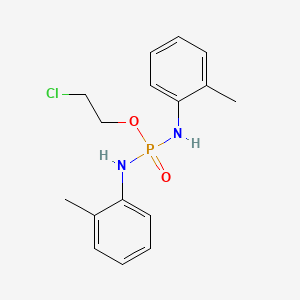 2-Chloroethyl N,N'-bis(2-methylphenyl)phosphorodiamidate