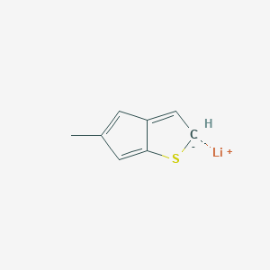 lithium;5-methyl-2H-cyclopenta[b]thiophen-2-ide