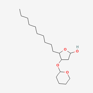 5-Decyl-4-[(oxan-2-yl)oxy]oxolan-2-ol