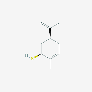 2-Cyclohexene-1-thiol, 2-methyl-5-(1-methylethenyl)-, cis-