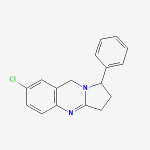 7-Chloro-1-phenyl-1,2,3,9-tetrahydropyrrolo[2,1-b]quinazoline