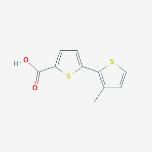 B1454647 5-(3-Methylthiophen-2-yl)thiophene-2-carboxylic acid CAS No. 1342606-57-8