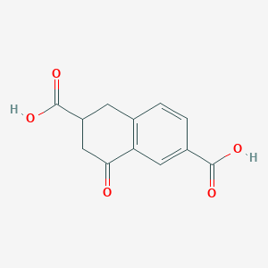 4-Oxo-1,2,3,4-tetrahydronaphthalene-2,6-dicarboxylic acid