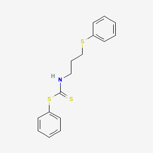 Phenyl [3-(phenylsulfanyl)propyl]carbamodithioate