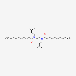 N,N'-(Ethane-1,2-diyl)bis[N-(3-methylbutyl)undec-10-enamide]