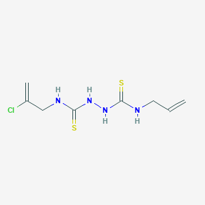 N~1~-(2-Chloroprop-2-en-1-yl)-N~2~-(prop-2-en-1-yl)hydrazine-1,2-dicarbothioamide