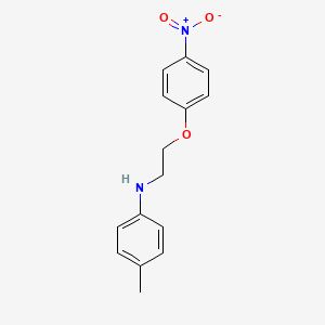 4-Methyl-N-[2-(4-nitrophenoxy)ethyl]aniline