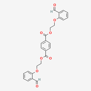 Bis[2-(2-formylphenoxy)ethyl] benzene-1,4-dicarboxylate