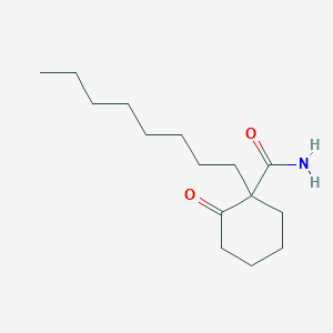 1-Octyl-2-oxocyclohexane-1-carboxamide