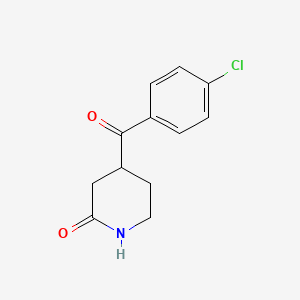 4-(4-Chlorobenzoyl)piperidin-2-one