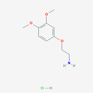 2-(3,4-Dimethoxyphenoxy)ethanamine;hydrochloride