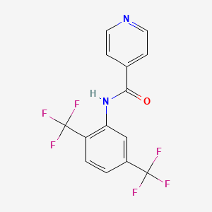 N-[2,5-Bis(trifluoromethyl)phenyl]pyridine-4-carboxamide