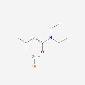 bromozinc(1+);1-(diethylamino)-3-methylbut-1-en-1-olate