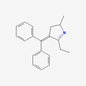 4-(Diphenylmethylidene)-5-ethyl-2-methyl-3,4-dihydro-2H-pyrrole