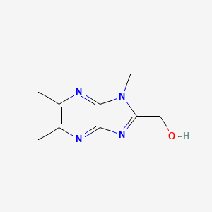 1H-Imidazo[4,5-b]pyrazine-2-methanol, 1,5,6-trimethyl-