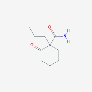 2-Oxo-1-propylcyclohexane-1-carboxamide