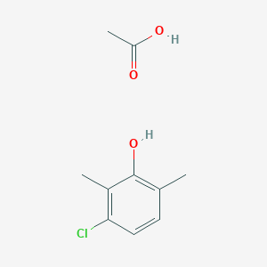 Acetic acid;3-chloro-2,6-dimethylphenol