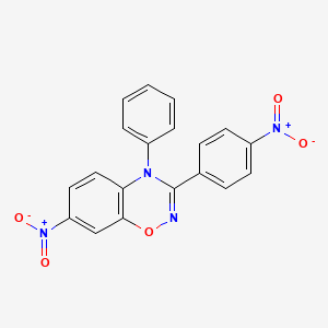 7-Nitro-3-(4-nitrophenyl)-4-phenyl-4H-1,2,4-benzoxadiazine