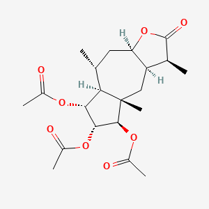 molecular formula C21H30O8 B14546727 Hymenolane CAS No. 62121-29-3