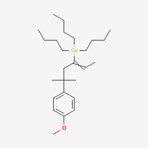 Tributyl[5-(4-methoxyphenyl)-5-methylhex-2-en-3-yl]germane