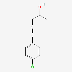 5-(4-Chlorophenyl)pent-4-yn-2-ol