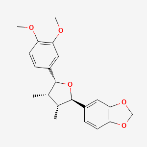 5-((2R,3R,4S,5R)-5-(3,4-Dimethoxyphenyl)-3,4-dimethyloxolan-2-yl)-1,3-benzodioxole