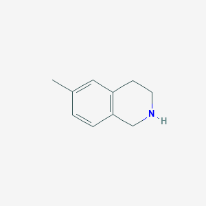 molecular formula C10H13N B145468 6-Methyl-1,2,3,4-tetrahydroisoquinoline CAS No. 42923-76-2