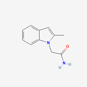 1H-Indole-1-acetamide, 2-methyl-