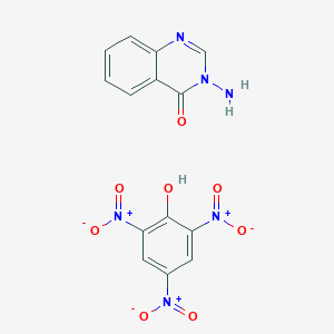 3-Aminoquinazolin-4-one;2,4,6-trinitrophenol