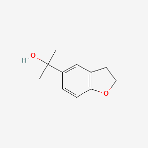 molecular formula C11H14O2 B1454688 2-(2,3-二氢-1-苯并呋喃-5-基)丙烷-2-醇 CAS No. 82954-97-0