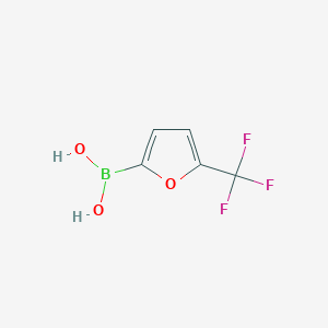 molecular formula C5H4BF3O3 B1454691 5-(Trifluoromethyl)furan-2-ylboronic acid CAS No. 1308354-99-5