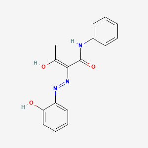 (Z)-3-hydroxy-2-[(2-hydroxyphenyl)diazenyl]-N-phenylbut-2-enamide