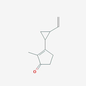 3-(2-Ethenylcyclopropyl)-2-methylcyclopent-2-en-1-one