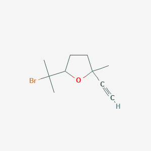 5-(2-Bromopropan-2-yl)-2-ethynyl-2-methyloxolane