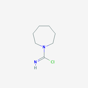 Azepane-1-carboximidoyl chloride