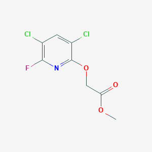 Methyl [(3,5-dichloro-6-fluoropyridin-2-yl)oxy]acetate