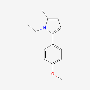 1-Ethyl-2-(4-methoxyphenyl)-5-methyl-1H-pyrrole