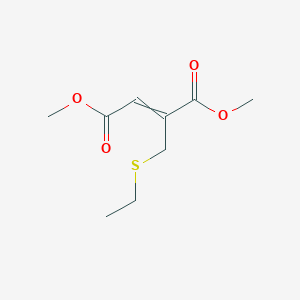 Dimethyl 2-[(ethylsulfanyl)methyl]but-2-enedioate