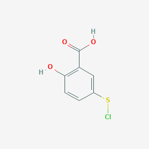 5-(Chlorosulfanyl)-2-hydroxybenzoic acid