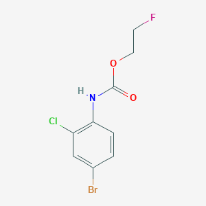 2-Fluoroethyl (4-bromo-2-chlorophenyl)carbamate