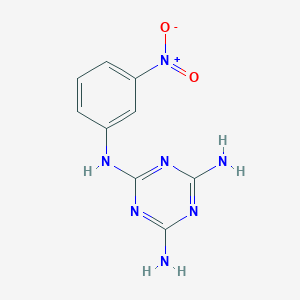 N~2~-(3-Nitrophenyl)-1,3,5-triazine-2,4,6-triamine