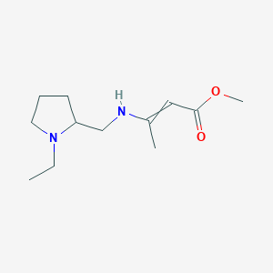 Methyl 3-{[(1-ethylpyrrolidin-2-yl)methyl]amino}but-2-enoate