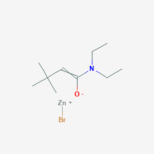 bromozinc(1+);1-(diethylamino)-3,3-dimethylbut-1-en-1-olate